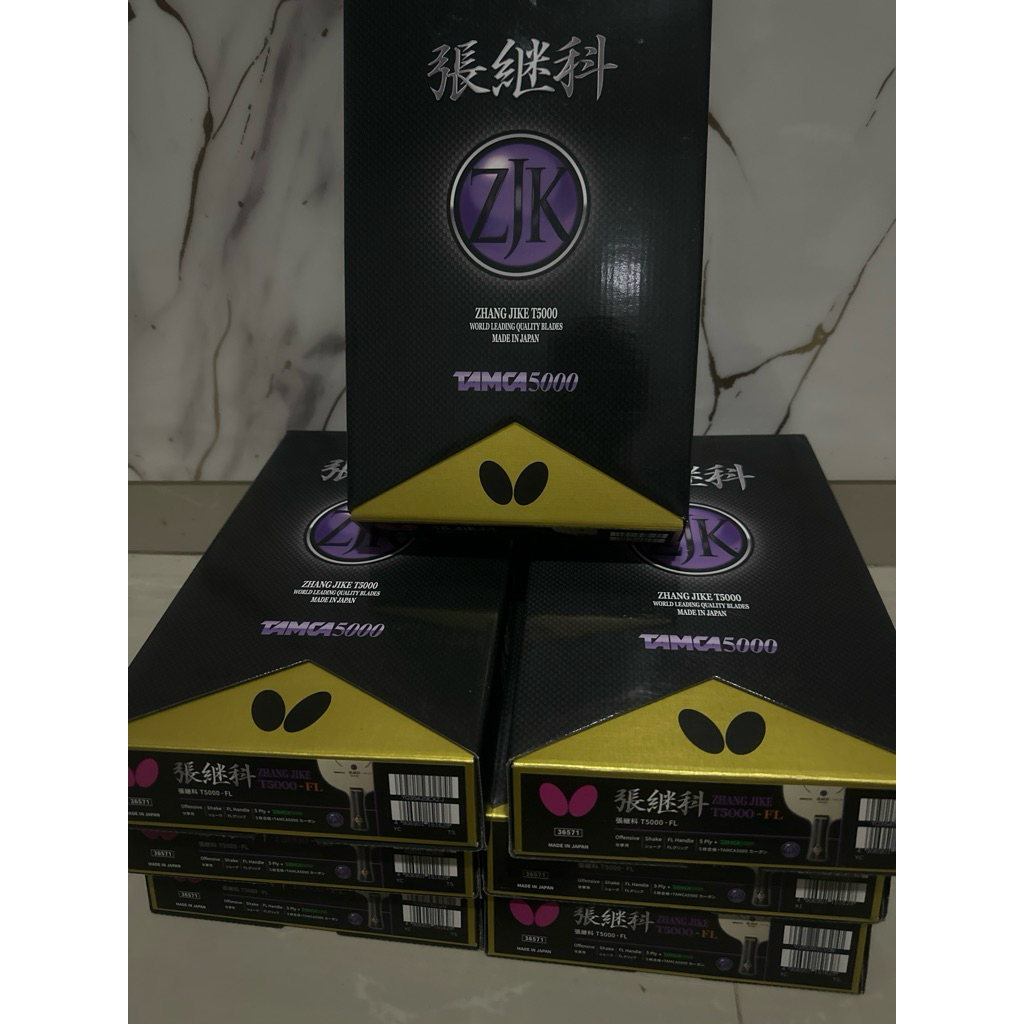 Bat pingpong ZHANG JIKE T5000 FL original 100%
