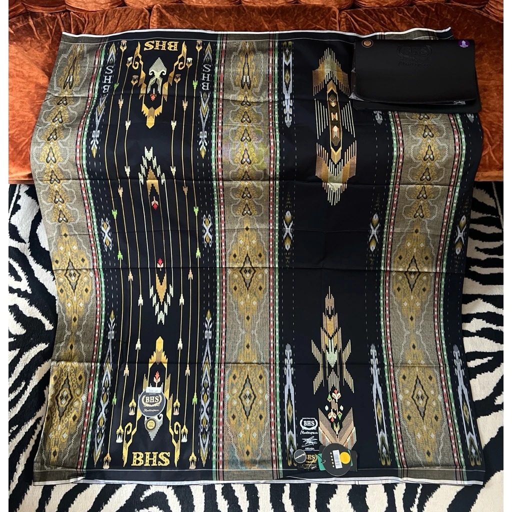 COD Sarung Lamiri SGE - Full Songket Eksklusif Jahit Tengah / Sarung Lamiri Asli 100% Sutra Jahit Te