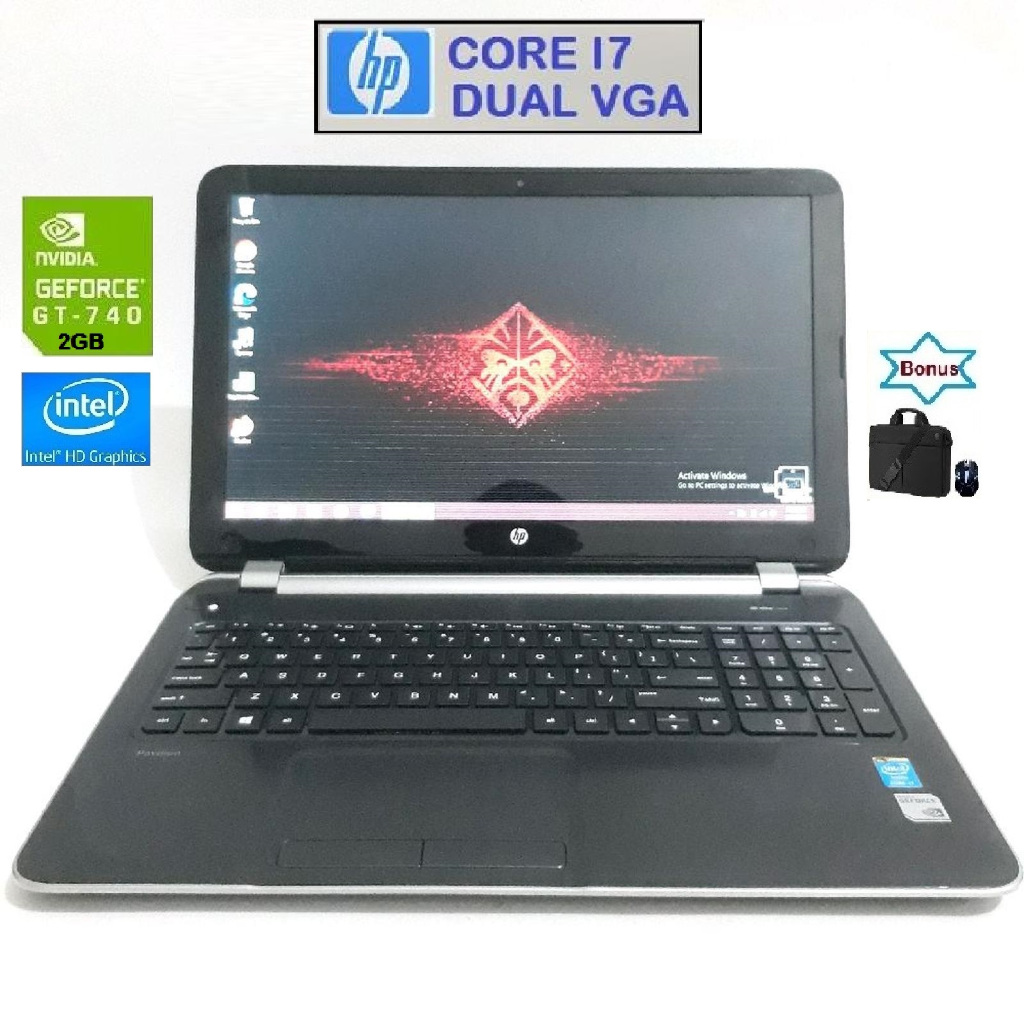 LAPTOP HP CORE I7 RAM 16GB HARDIS 500GB