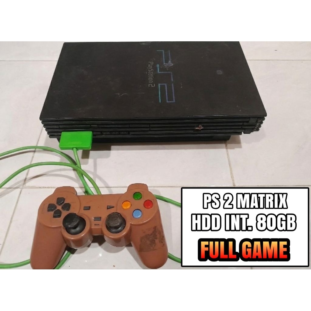 Ps2 Fat Matrix Hdd Internal 80GB FULL GAME