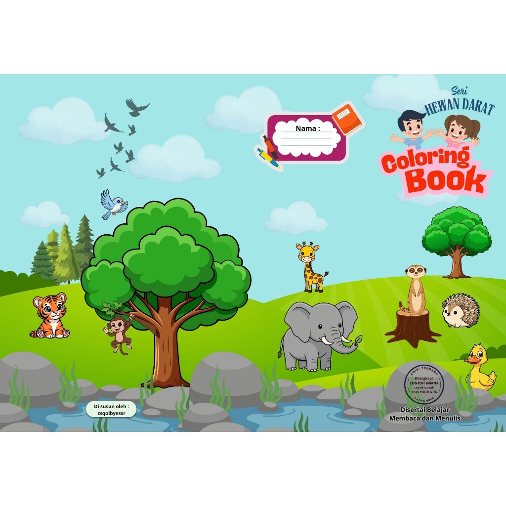 Buku Mewarnai Anak Seri Darat PDF