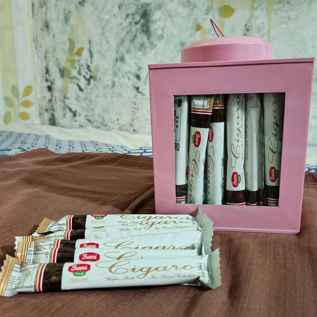 WAFER ROLL MURAH ECER 1.000-an CIGARO WAFER ROLL Isi Krim Coklat | Cemilan Manis | Bisa satuan/paket