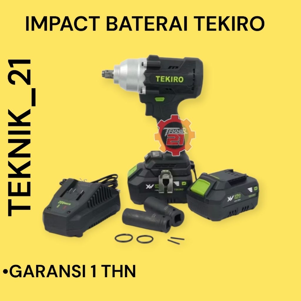 IMPACT BATERAI TEKIRO 20 V IMPACT CORDLESS TEKIRO IMPEK BATERAI TEKIRO MAX 600 NM