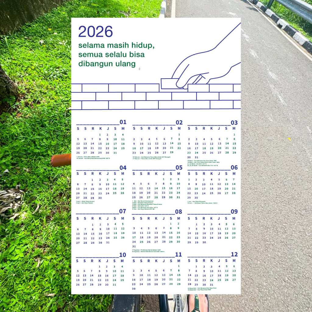 Kalender 2026 Raksasa - REBUILD