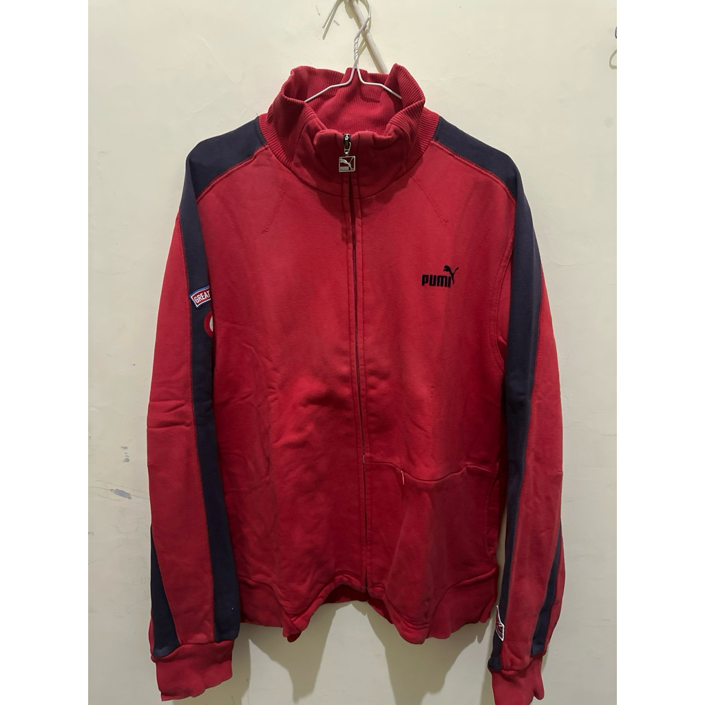 JAKET PUMA TRACKTOP BAHAN KATUN
