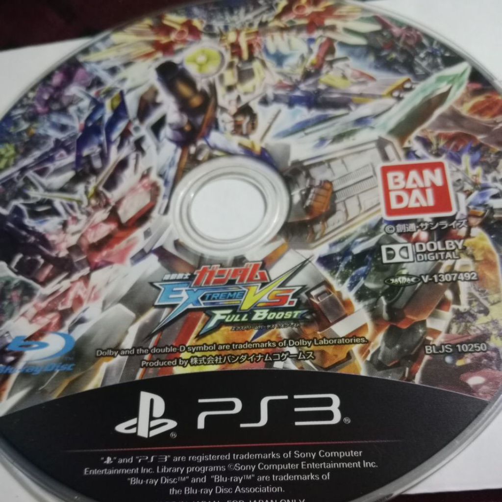 KASET PS3 SECOND GUNDAM