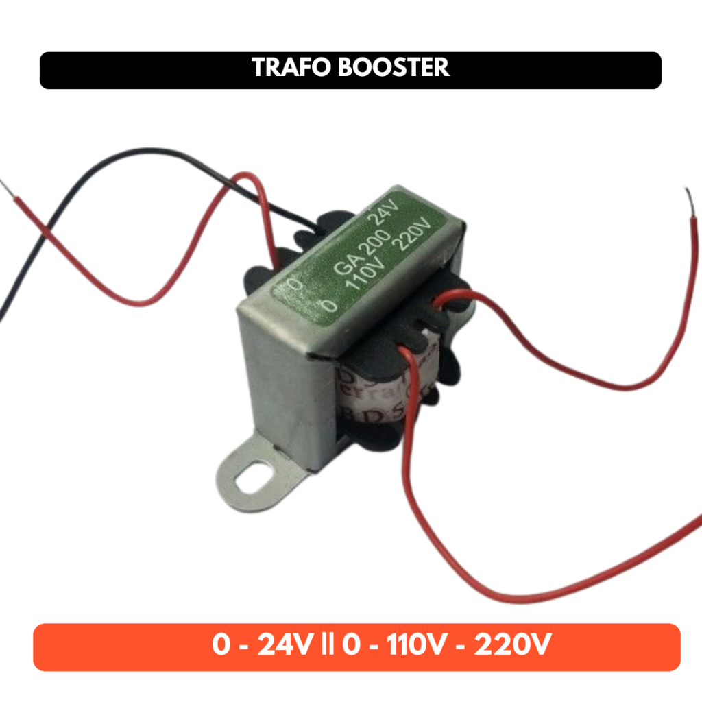 Trafo Booster GA-200 0–24V AC | Trafo Step Down 110V & 220V