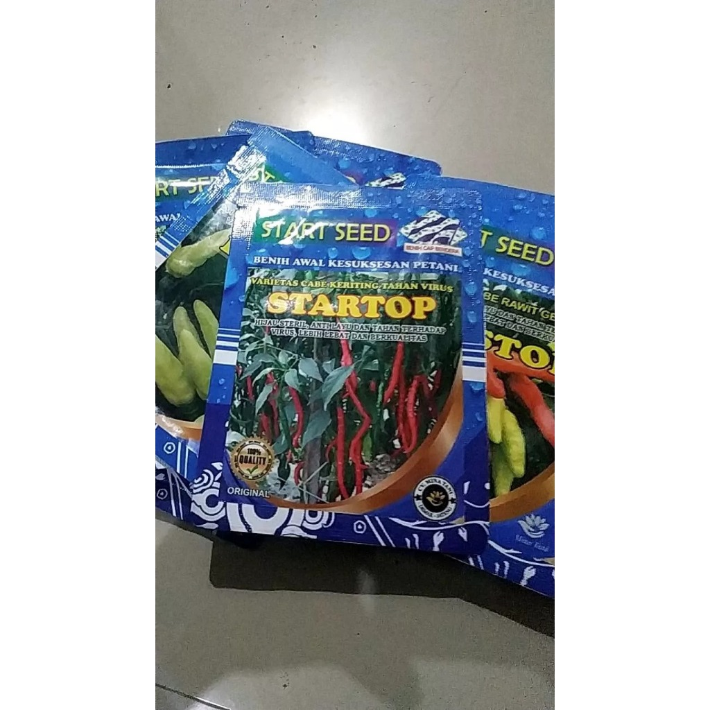 Bibit Cabe Keriting STARTOP Benih cabe keriting merah | bibit unggul cabe keriting tahan virus