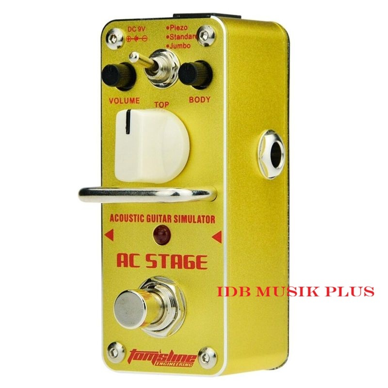 Efek Gitar Tomsline AAS3 AAS 3 AC STAGE Simulator 3 Kinds of Akustik Gitar Original