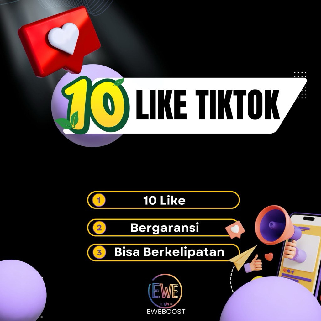 Like Tiktok.Fyp Permanen Like Tt Murah Mini