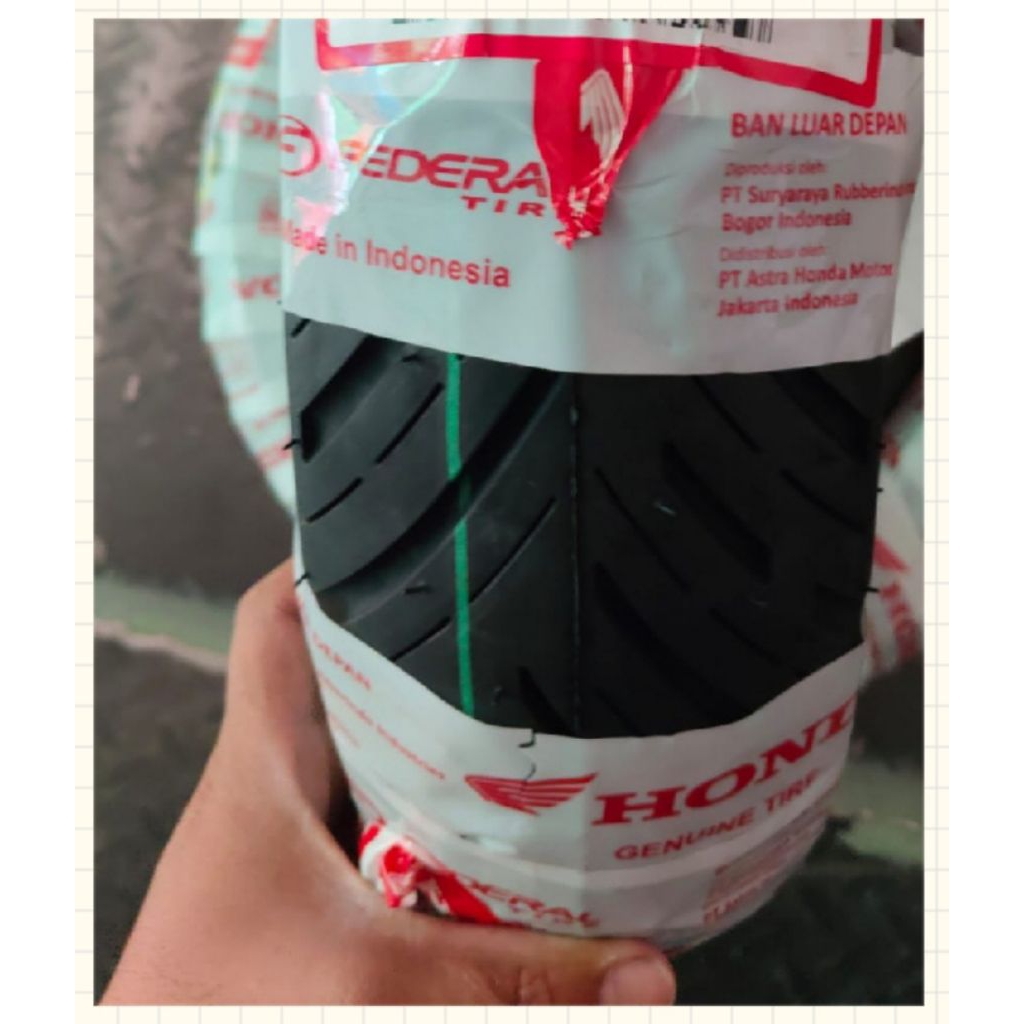 Ban depan depan tubles ukuran 80/90-14(beat)