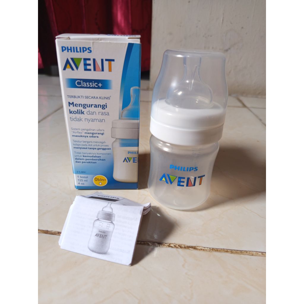 Philips Avent Botol dot / Botol susu bayi 125 ml