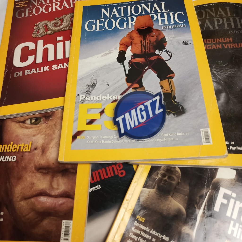 majalah natgeo 2008 national geographic buku bekas second cabutan satuan