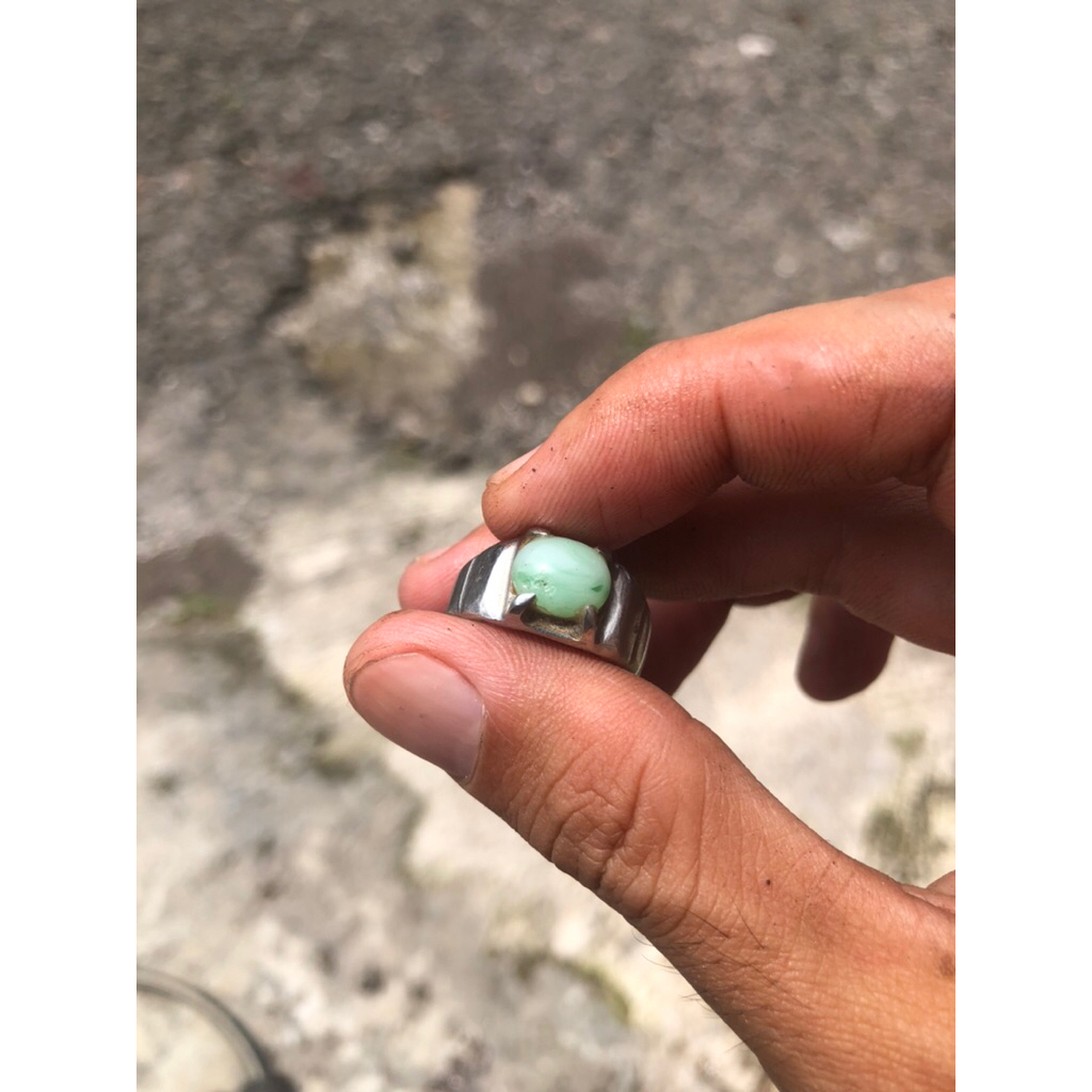 Batu cikolak garut ring stainless