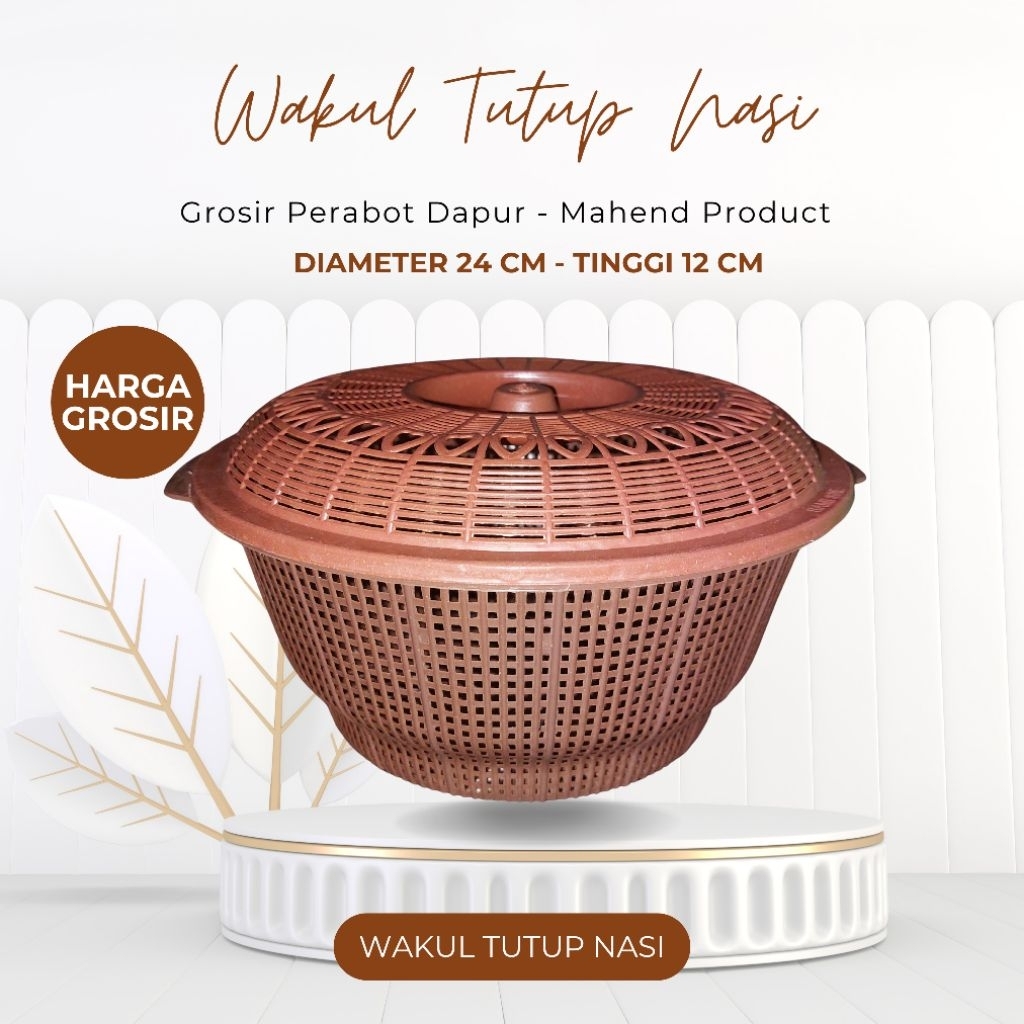 Wakul Besek Tutup Plastik Serbaguna Wakul Hajatan