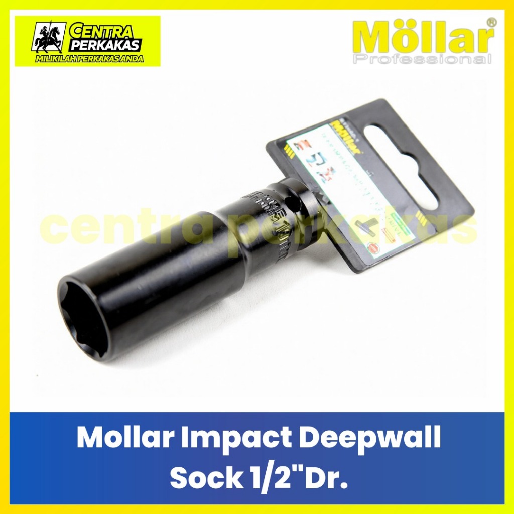 Mollar Impact Deep Wall Socket 41mm Mata Socket Panjang Impact 41mm ECER
