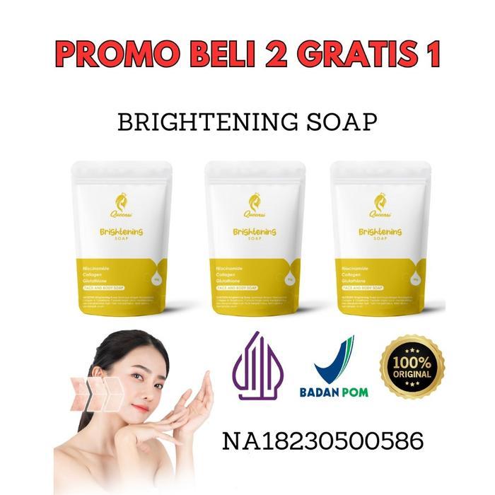 NEW Queensi Soap Care Acne Soap, Brightening Soap, & Body Soap Care With Sulfur - Membantu Mencerahk
