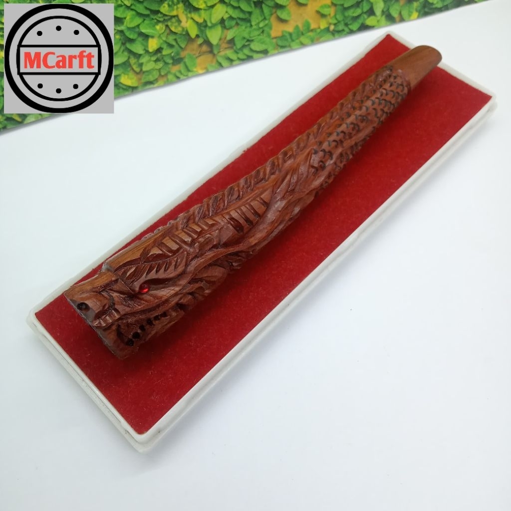 Once pipa cangklong kayu nogosari nagasari ukir naga C405