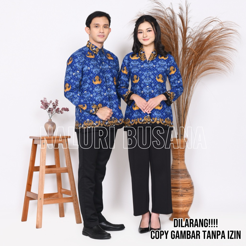 TERLARIS‼️Korpri baru wanita - korpri 2022 - kemeja korpri baru - atasan korpri -KORPRI BARU - KORPR