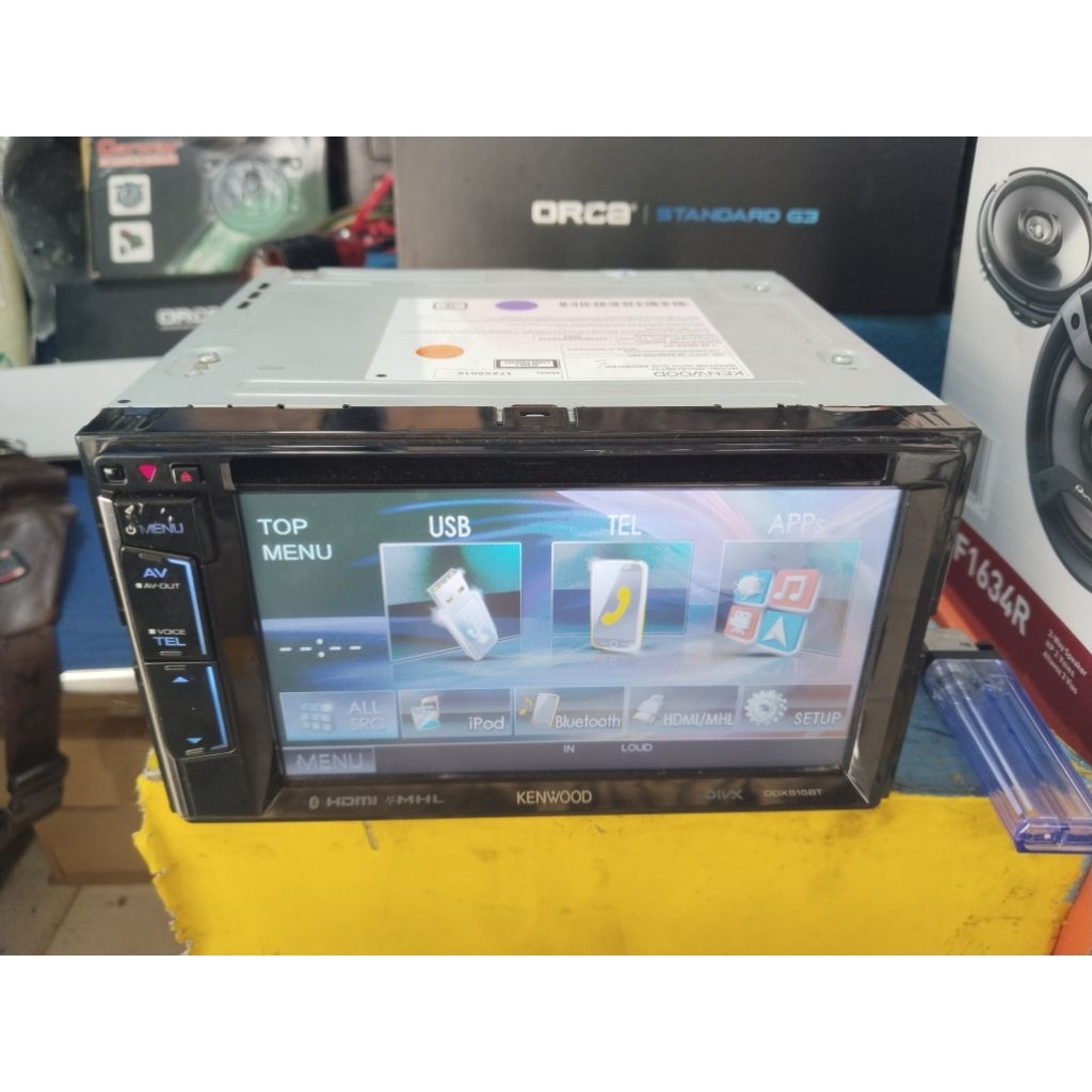 Double Din Kenwood DDX-515BT Bekas Mulus