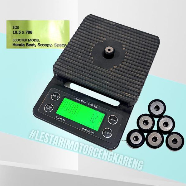 Vanbelt V-Belt Beat Karbu Scoopy Karbu Spacy Karbu Komplit Mitsuboshi