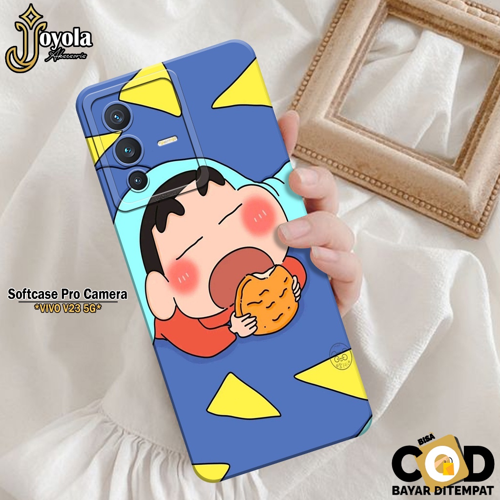 JOYOLA Case VIVO V23 5G - Fashion Case Kartun - Softcase VIVO V23 5G - Pro Camera - Casing VIVO V23 