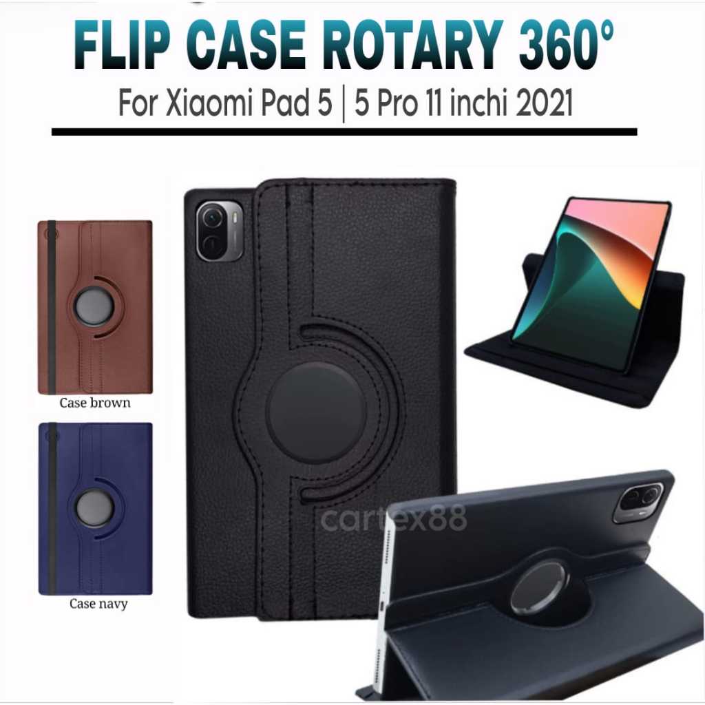 Case Rotary xiaomi pad 5 11"inch 2021 / case xiaomi pad 5 / case xiaomi pad 5 pro / casing xiaomi pa