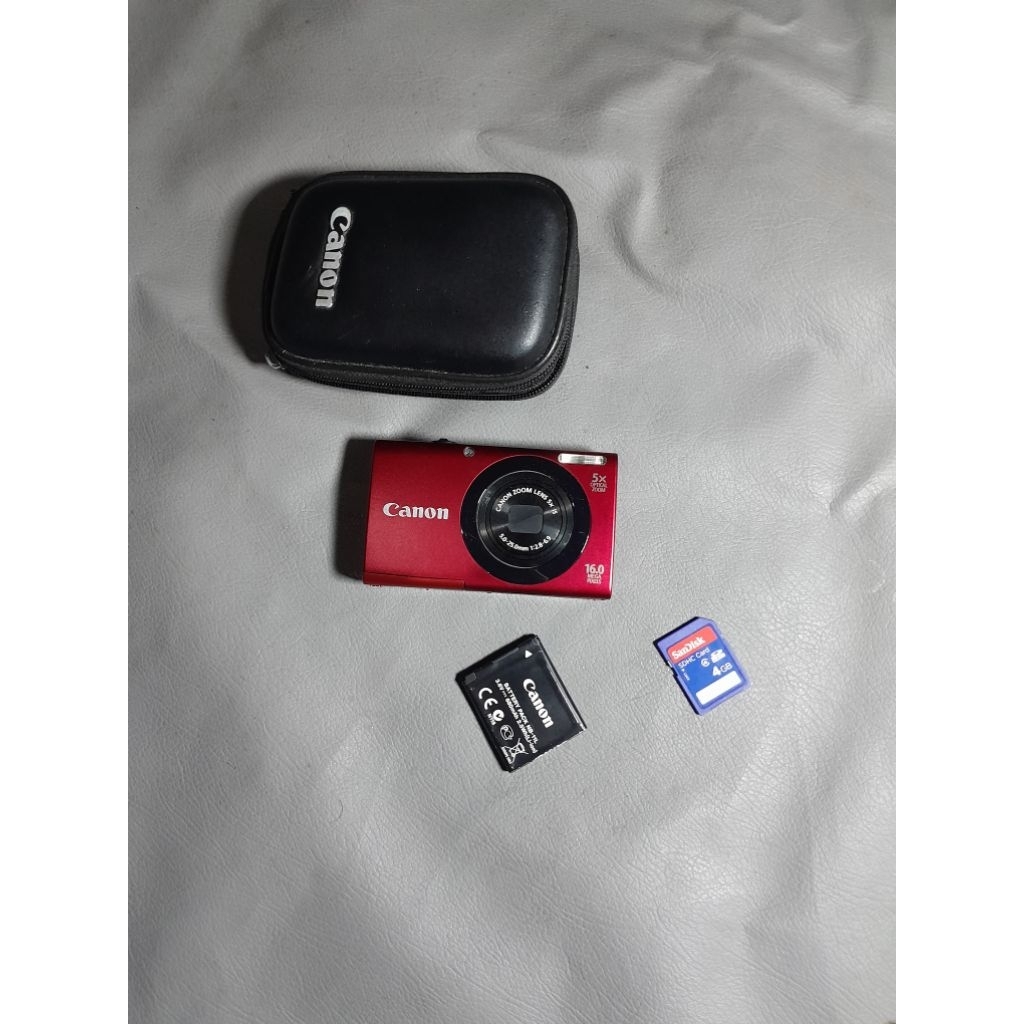 CANON A3400 IS RED RARE ITEM/KAMERA/DIGICAM/POCKET
