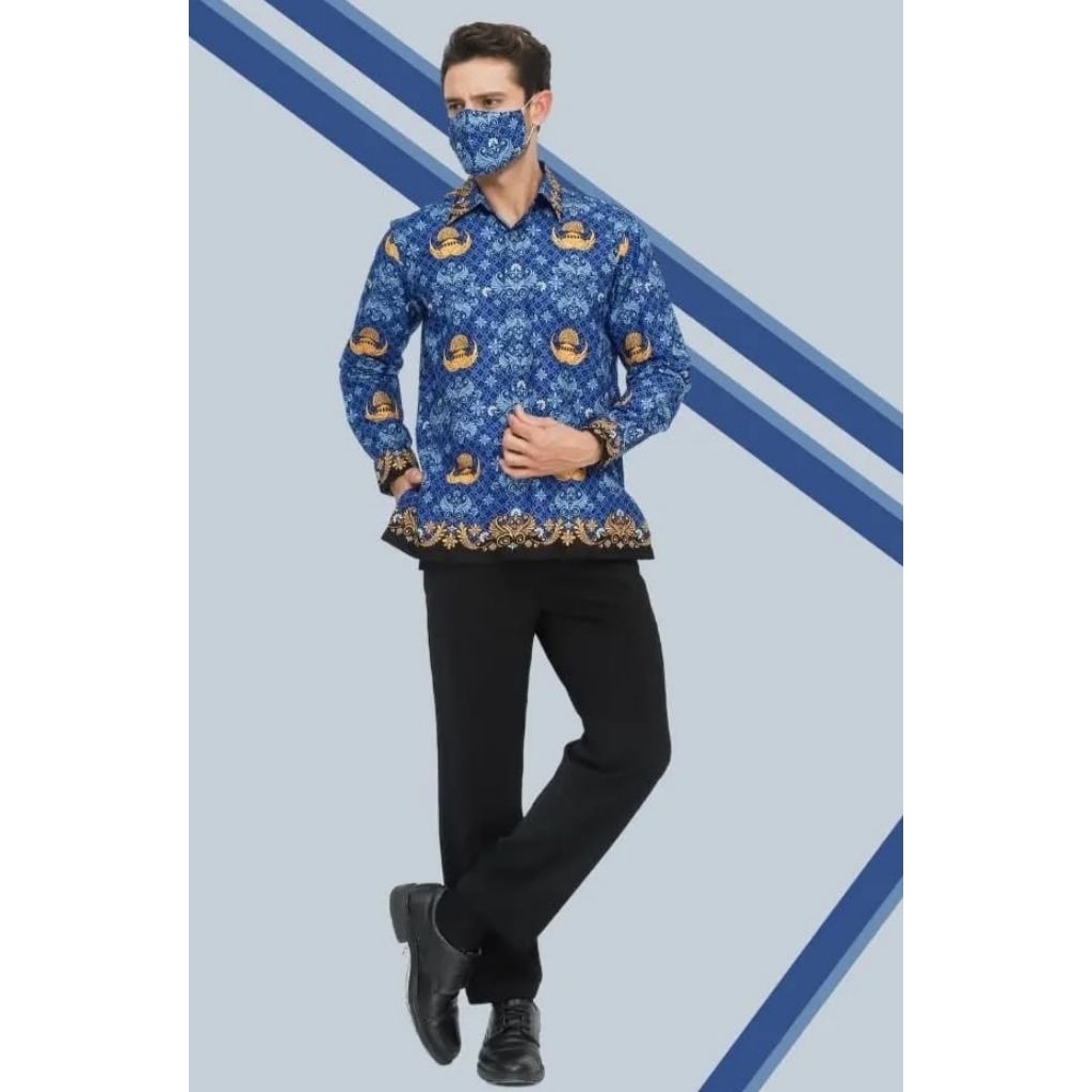 Baju KORPRI ASN Pria Premium 100% Grade A | Katun Adem | Jahitan Rapi | Gratis Ongkir | COD