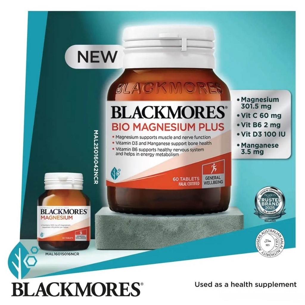 Blackmores Bio Magnesium Plus isi 60 tablet original