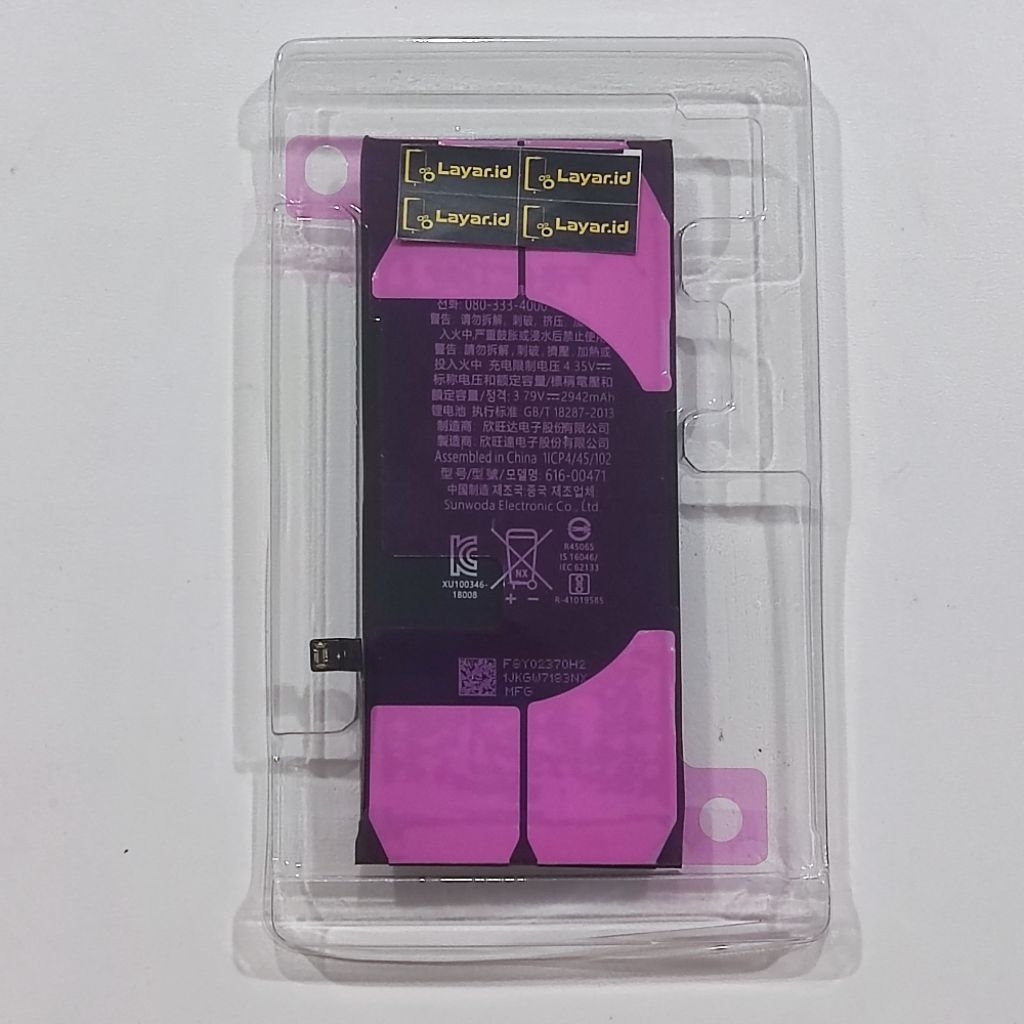 BATERAI IPHONE XR ORIGINAL