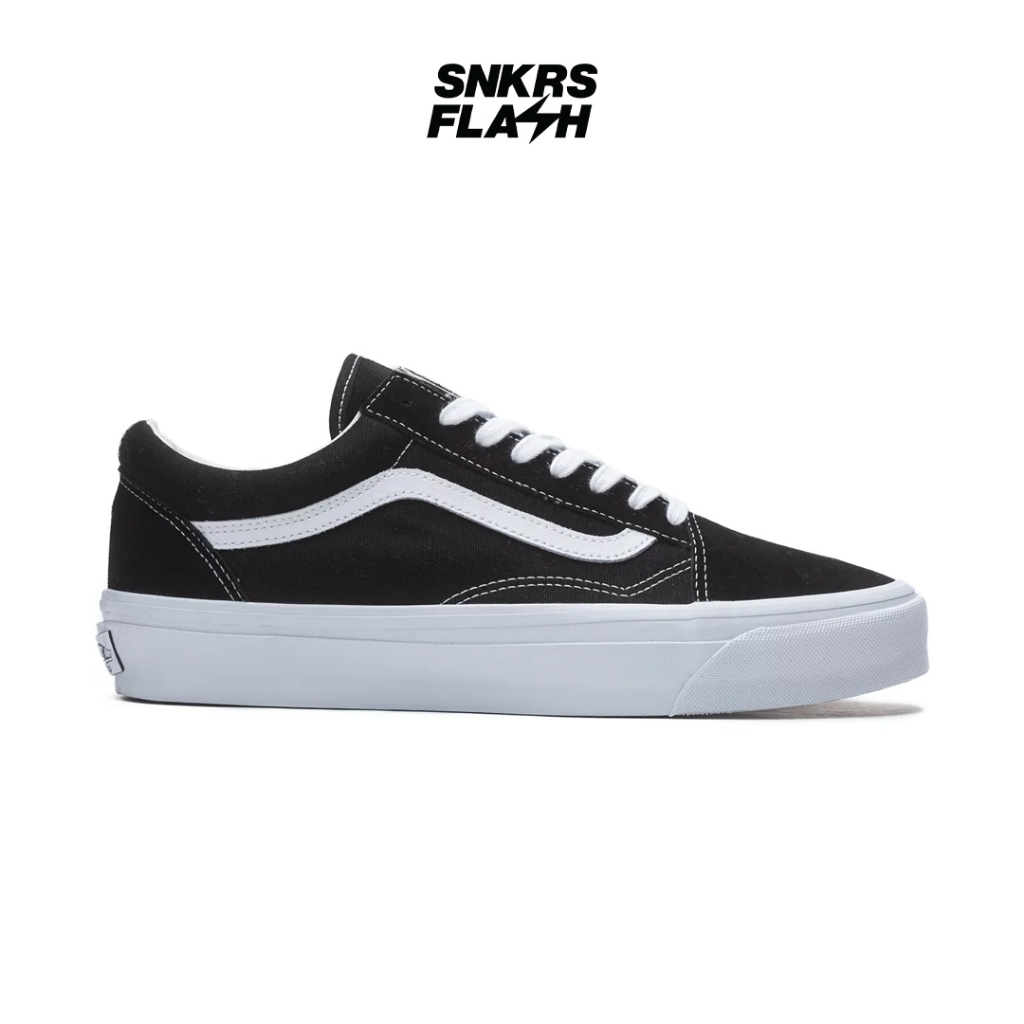 VANS Old Skool 36 Lx Black White Sepatu Sneakers Unisex - VN000CQDBA2
