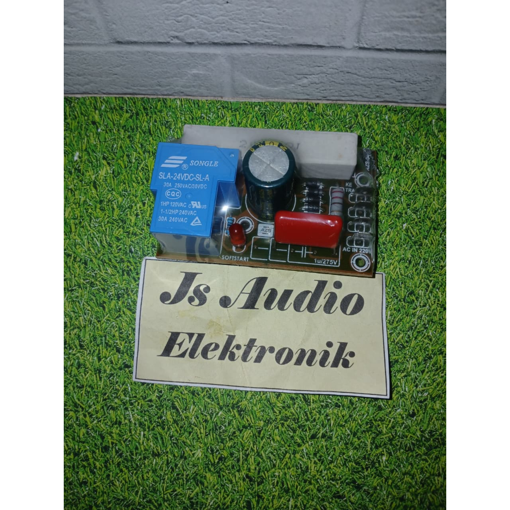 kit auto softstart anti jegleg 30a pcb pertinak  softstart murah