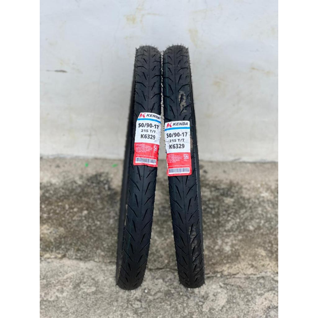 BAN MOTOR CACING KENDA RING 17 UKURAN 50/90-17 K6329 BEAT VARIO NINJA KING RACING ORIGINAL