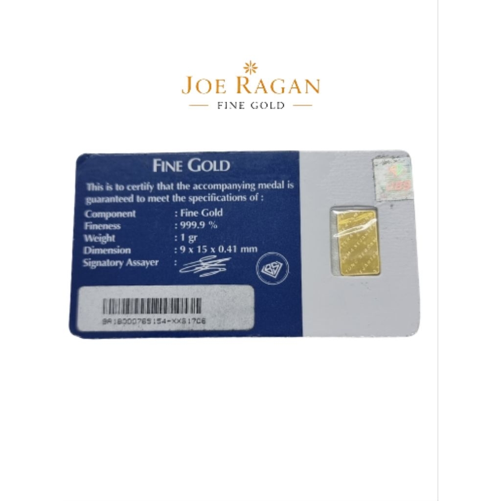 Logam Mulia Emas UBS GOLD 1Gram