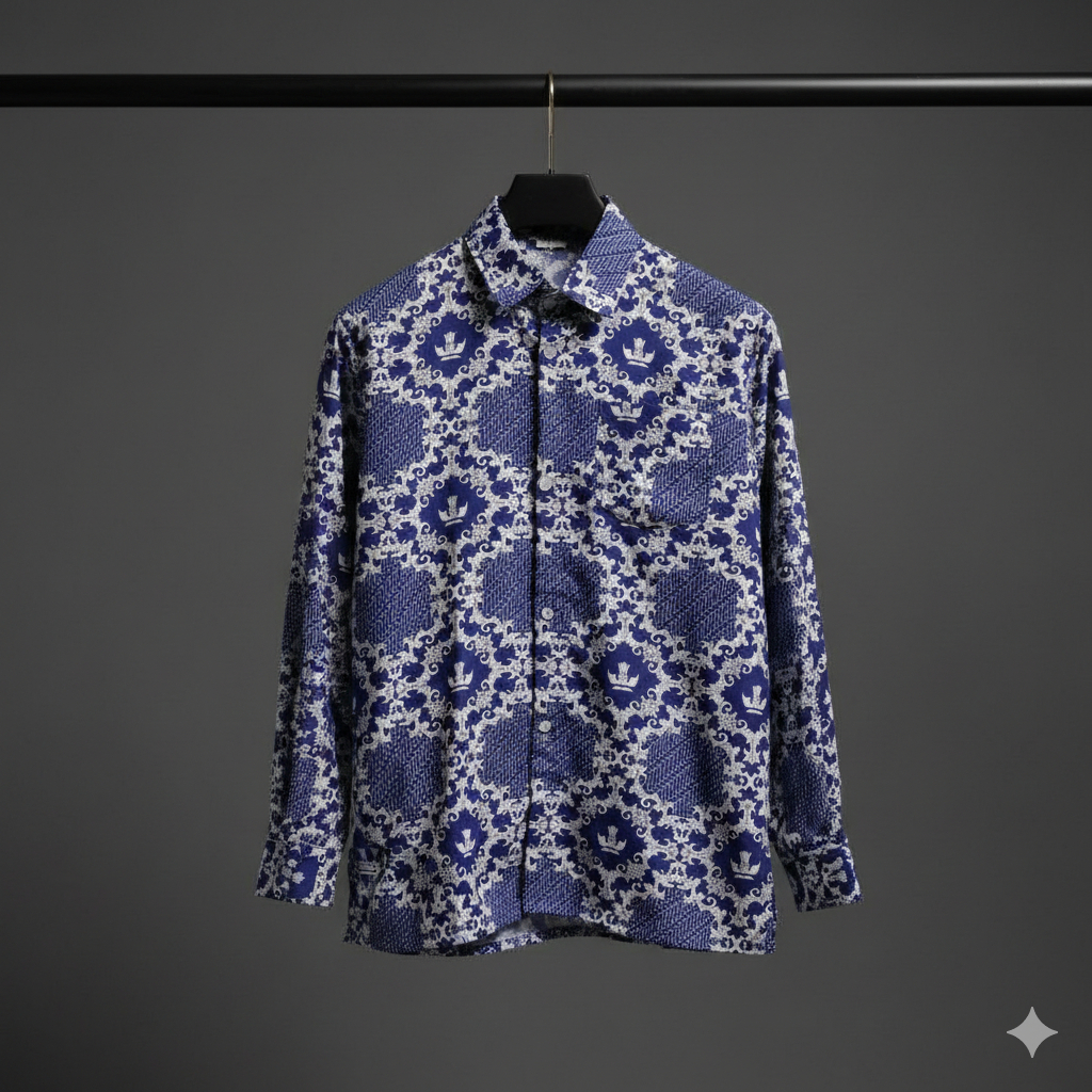 PAPY.KIDS- Batik SMP Lereng Biru /Batik Sekolah Biru