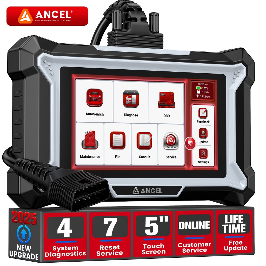 ANCEL DS100 OBD2 Scanner Mobil Versi Indonesia Alat Diagnostik Mobil Car Diagnostic Tool Scanner 4 S