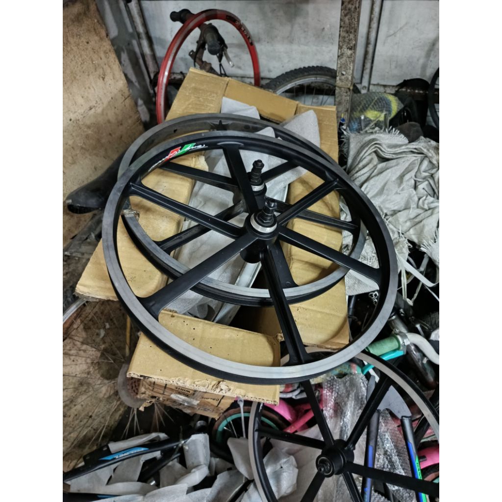 WHEELSET BMX 20 INCH ALLOY PELK PALANG TONY RIMS NOS