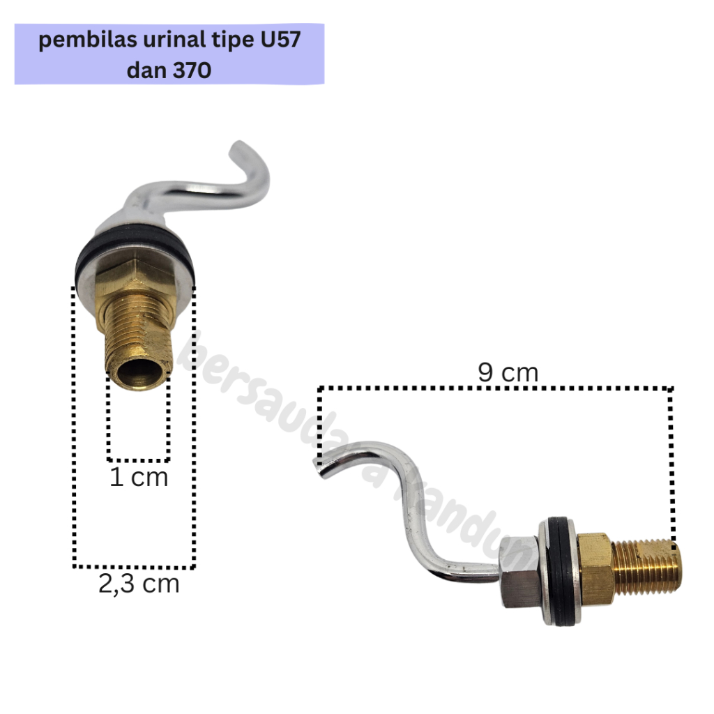 Sparepart Urinal Pembilas Tipe U57 dan 370 Murahv // URINAL, URINOIR / CIPRAT / PENAHAN / PLASTIK / 