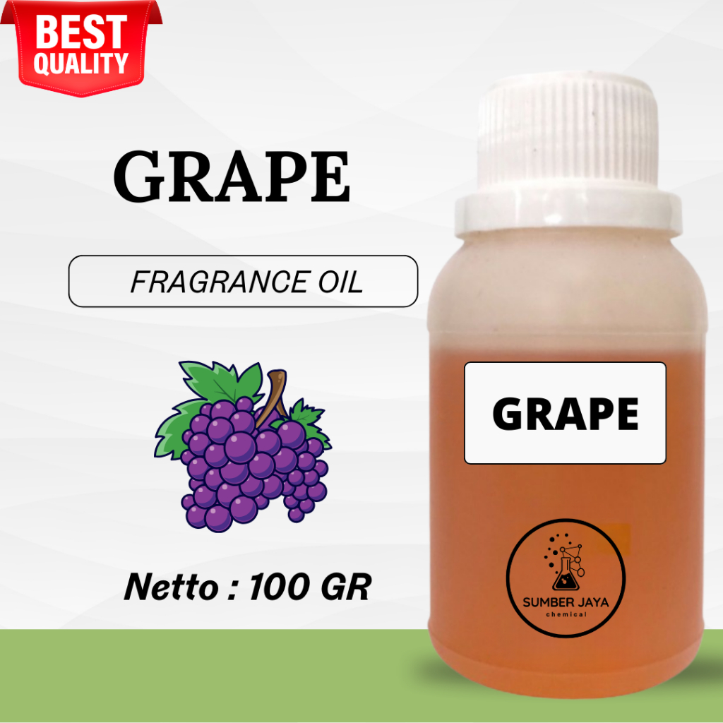 Bibit Parfum Anggur Grape Fragrance Oil 100 gram