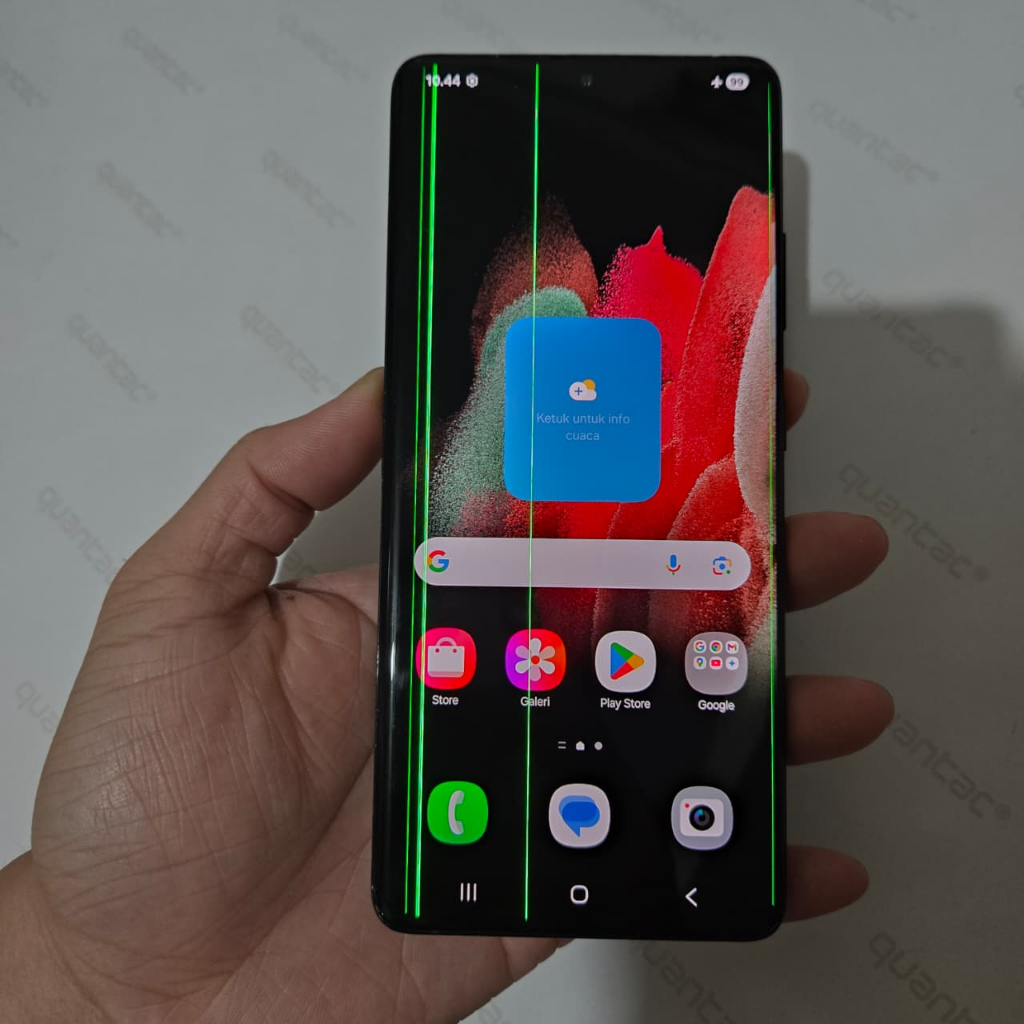 Samsung S21 Ultra 5G RAM 12GB/256GB SEIN 256 GB Resmi Indonesia Minus LCD GARIS SABER