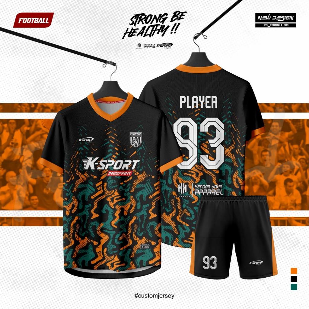 Jersey Futsal / Bola Custom Full Printing Bisa Satuan 47
