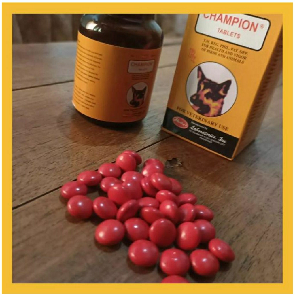 Champion vitamin ayam/anjing/kucing stamina agresif
