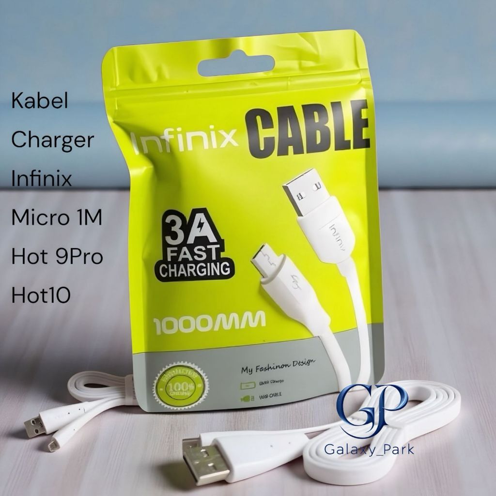 Kabel Charger Infinix Micro 1M Hot 9 pro Hot 10 usb 3A Cable Fast Charger Fast Charging