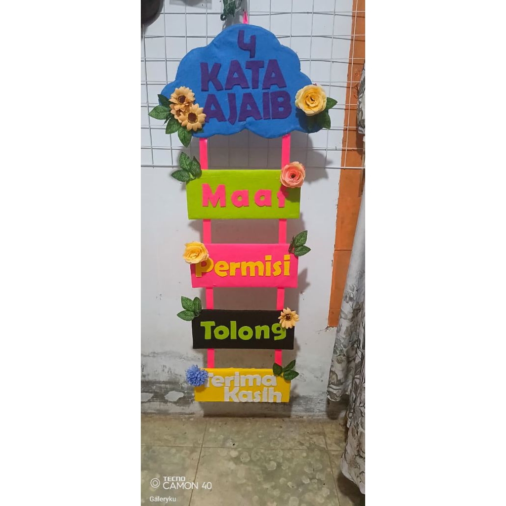 Hiasan dinding kelas untuk TK