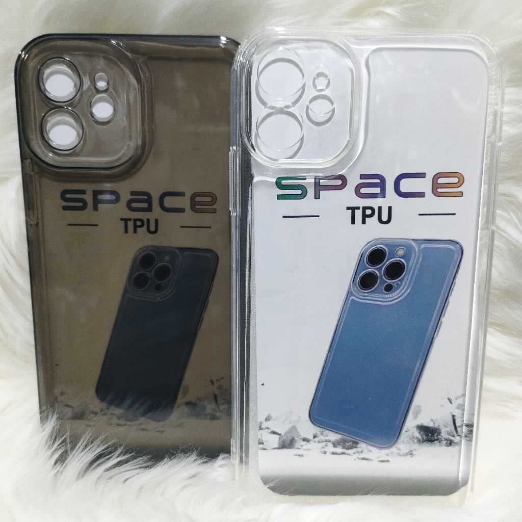 Soft Case Space Tpu Original iPhone 11 Silikon Casing Clear Bening Hitam Black Transparan