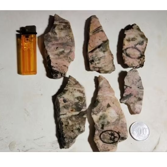 ROUGH BATU RED BORNEO 6 LEMPENGAN KODE 11