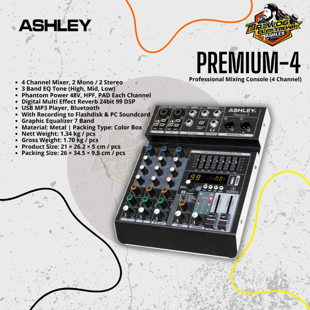 MIXER PREMIUM 4 ASHLEY