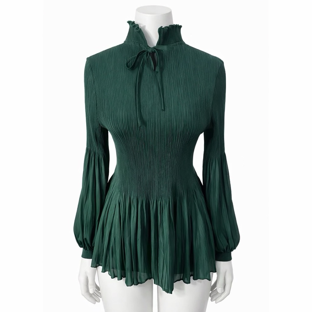 Pleats Premium Top/Atasan Pleat/Atasan Plisket/Plisket Premium