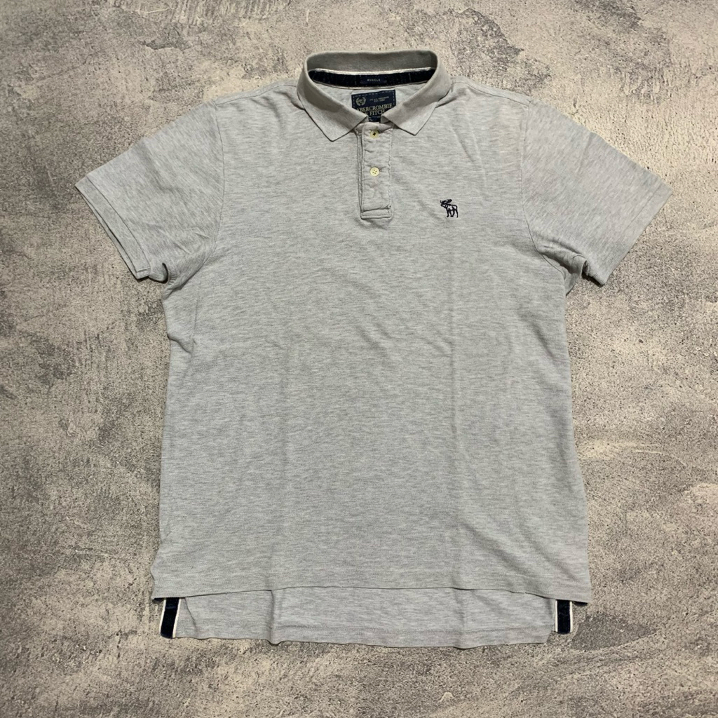 Abercrombie Fitch Polo Shirt Ripped